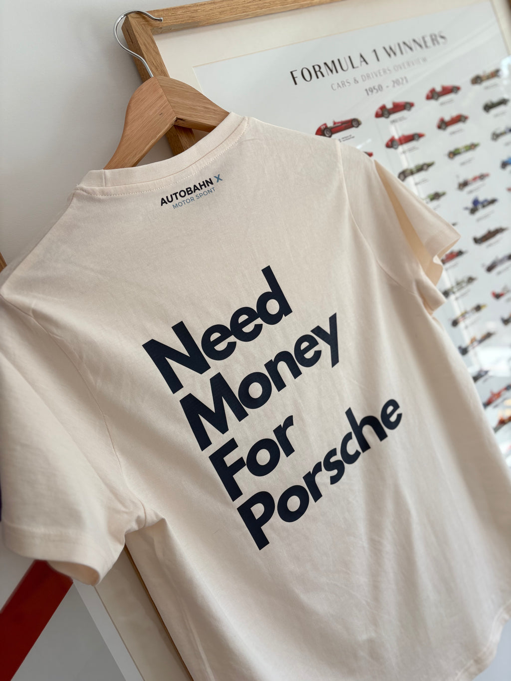 Autobahn.X T-Shirt, Need Money For Porsche edition